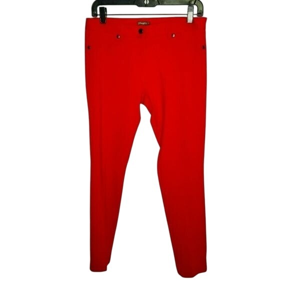 J. McLaughlin Red Pants Size 4, Fitted, Ankle Length, Versatile Career‎ Casual - Picture 1 of 8